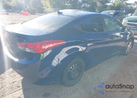 2012 Hyundai Elantra Gls из США, поврежденный, VIN 5NPDH4AE9CH069062